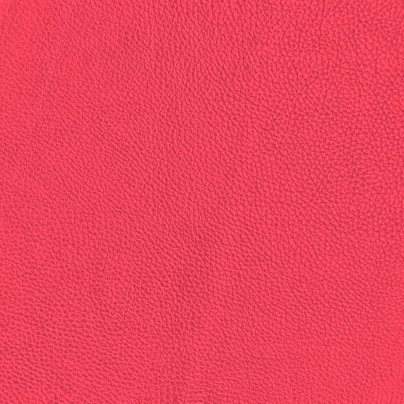 Coral Red leather swatch